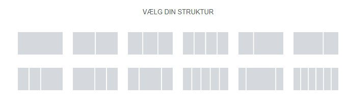 Elementor sidestruktur