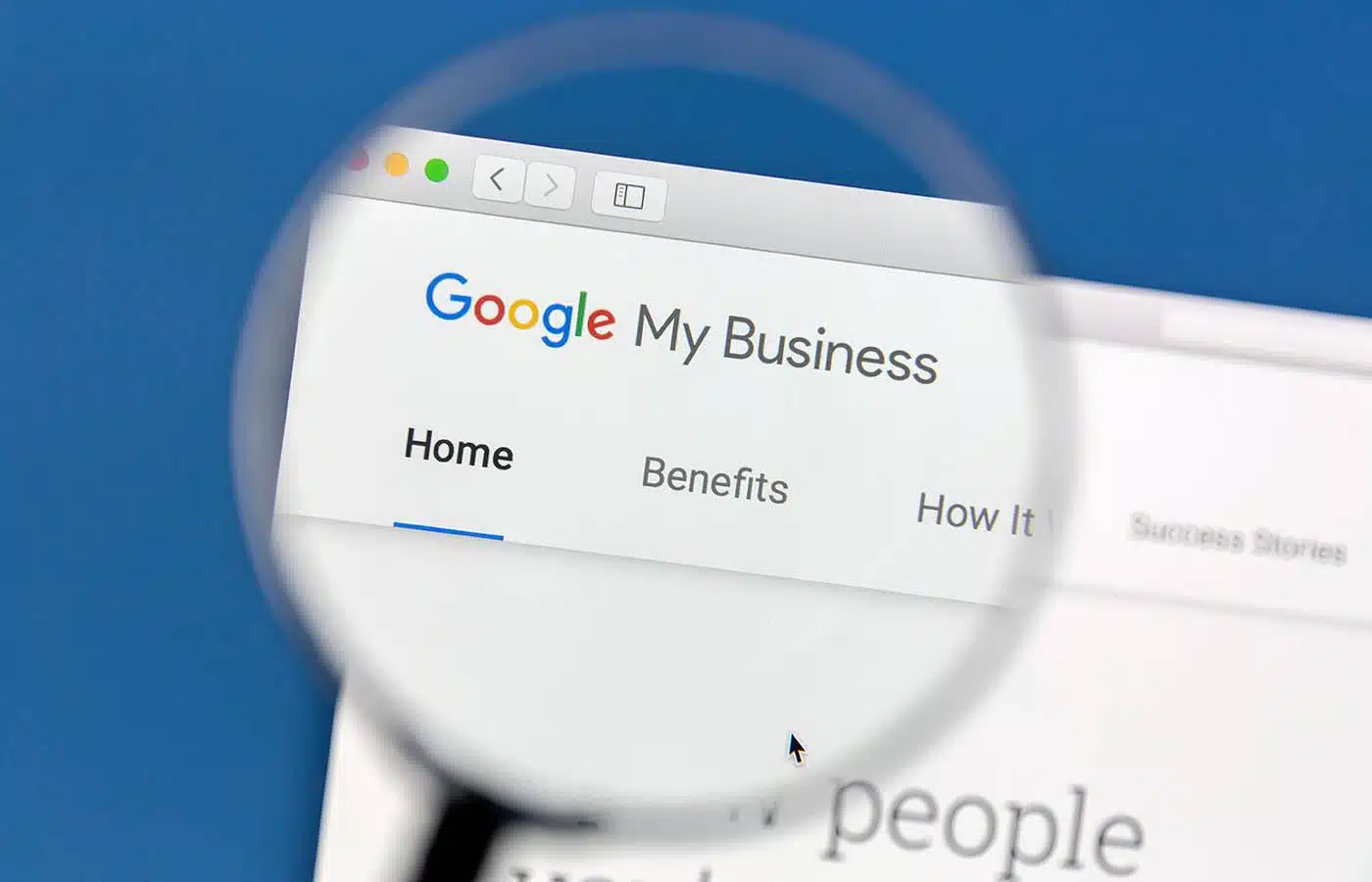 Et loop der kigger på Google My Business.