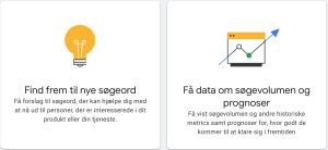 Google Søgeordsplanlægning