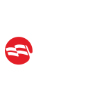 Flagshoppen logo hvid