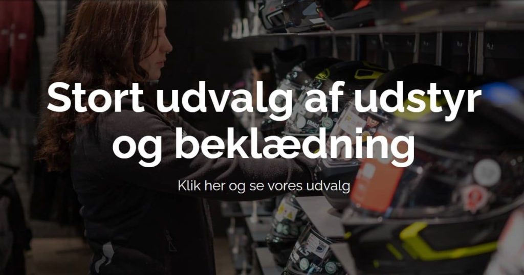 Skjern Motorcykler hjemmeside udviklet af Webto