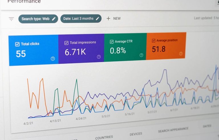 Data fra Search Console